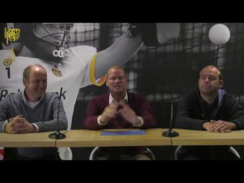 Persconferentie na afloop van de wedstrijd HC 's-Hertogenbosch -  HC Bloemendaal ( 1-2 )