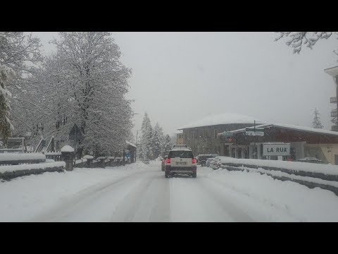 Pragelato ❄(Blizzard)❄ (4k)(Torino)(Piemonte)(Italia)