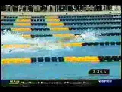 University of Arizona swimming 400 free 2006 NCAA relay