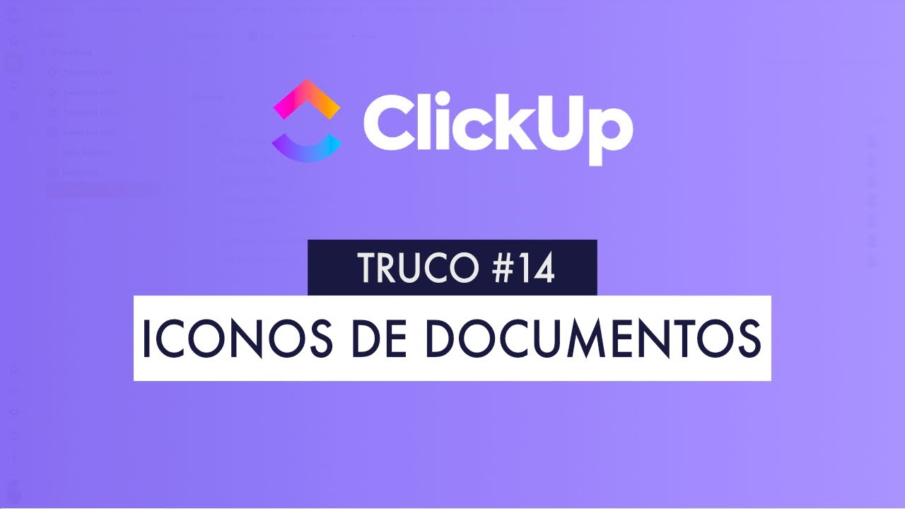 Iconos de Documentos | ClickUp