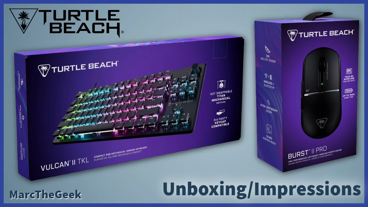 Turtle Beach Vulcan II TKL & Burst II Pro Hands On