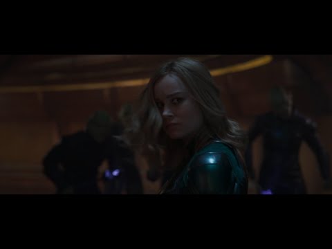 Captain Marvel - Escaping the Skrull Ship Scene