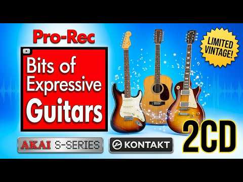 Free Download Pro-Rec: Bits Of Expressive GUiTARs AKAi KONTAKT 2CDs-TZiSO