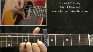 How To Play Neil Diamond Cracklin' Rosie (intro only)