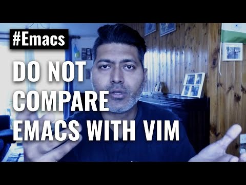 Do not compare Emacs with Vim