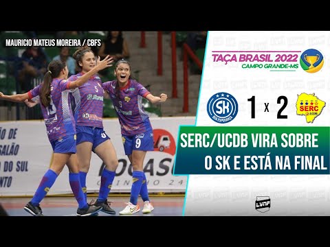 GOLS | SK BOA ESPERANÇA 1 x 2 SERC/UCDB | TAÇA BRASIL DE FUTSAL FEMININO 2022 | SEMIFINAL