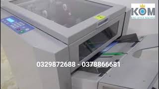 Máy đóng ghim cạnh ghim giữa gấp giấy Dumor SF22