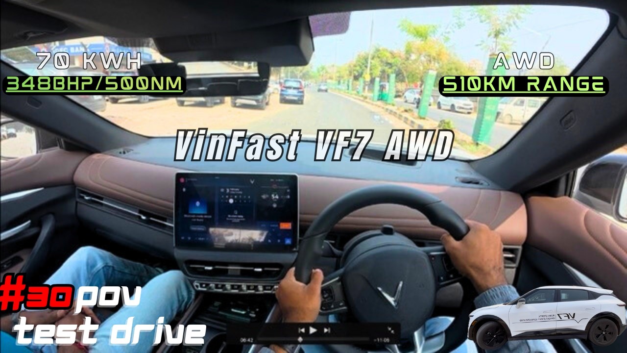 2026 VINFAST VF7 348BHP/500NM - 70KWH BATTERY 510KM RANGE | POV TEST DRIVE !