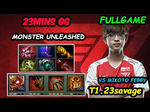 T1 23savage Lifestealer MONSTER UNLEASHED vs Talon.Mikoto TNC.Febby Perspective Fullgame Dota 2