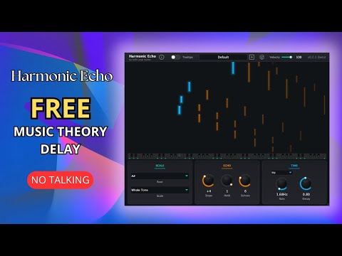 Harmonic Echo: Free Generative MIDI Delay Plugin (Preset Showcase)
