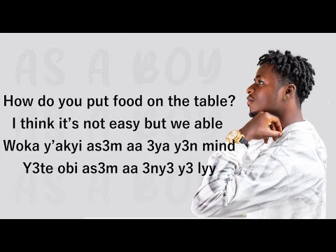 Click Huus - As A Boy (Lyrics Video)