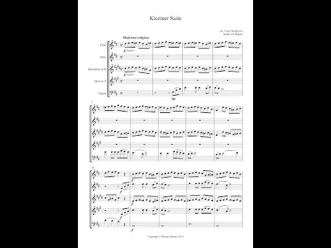 Trad./Coen, Klezmer Suite – Arrangement for wind quintet