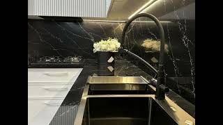 Неоклассическая угловая белая кухня Проект 53 фото 4