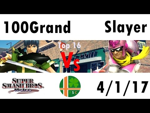[Melee Singles WQ] 100 Grand(Marth) vs Slayer(Falcon) [FSC 4/1/17]
