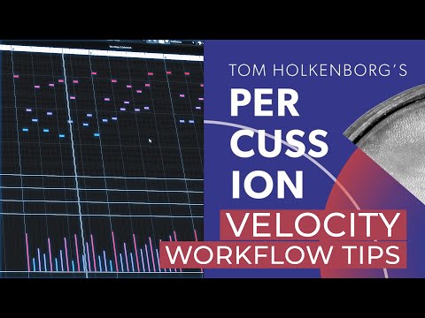 Junkie XL Percussion: How to use velocity to work faster (Cubase Tutorial)