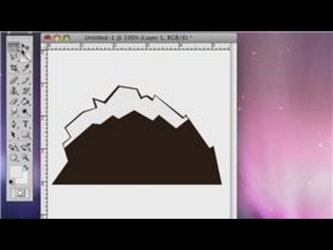 Computer Art Basics : How to Draw Mountains in Photoshop