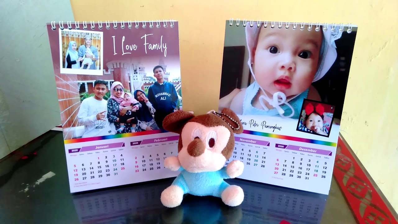 Kalender Meja / Kalender Duduk  potrait
