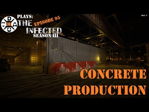 Setting Up Concrete Production For VambieDome | The Infected Gameplay S3EP95