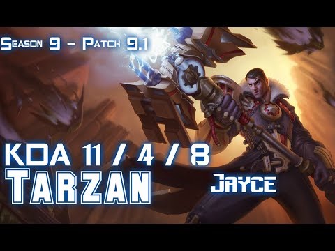 Tarzan JAYCE vs ELISE Jungle - Patch 9.1 KR Ranked