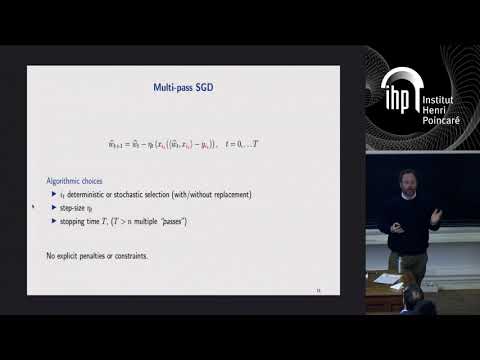 Optimal machine learning with stochastic projections (...) - Rosasco - Workshop 3 - CEB T1 2019