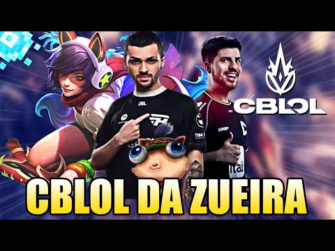 DYNQUEDO FAZENDO IMPOSSIVEL E ROBO JOGANDO NO LIMITE - CBLOL DA ZUEIRA