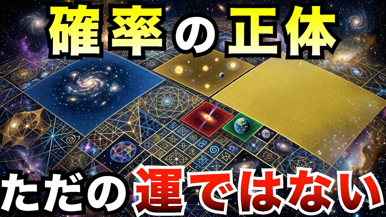 【世界の裏構造】確率の正体 ― なぜ宇宙は「面積」で決まるのか？｜統計力学・宇宙論論・量子力学に潜む確率の秘密