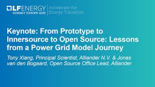 Keynote: From Prototype to Innersource to Open Source: Lessons... Tony Xiang & Jonas van den Bogaard