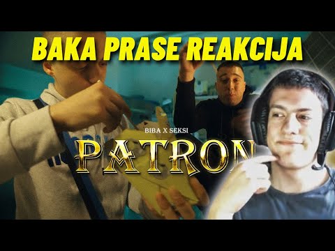 Baka Prase Reakcija na Biba x Seksi - PATRON (Offical Video)