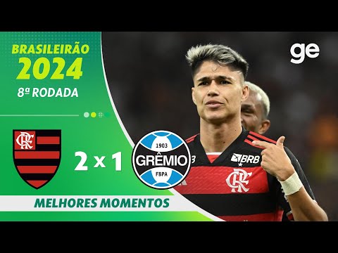 Gols e lances de Flamengo x Grêmio