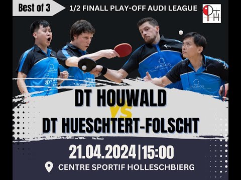 AUDI League : DT Houwald - DT Hueschtert-Folscht (Dësch 1)