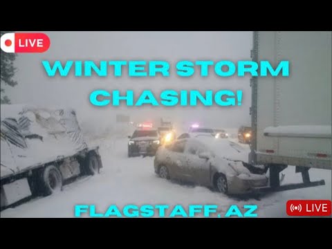WINTER STORM COVERAGE - Flagstaff, AZ - More SNOW On The Way! (1/15/2023 - As it Was)