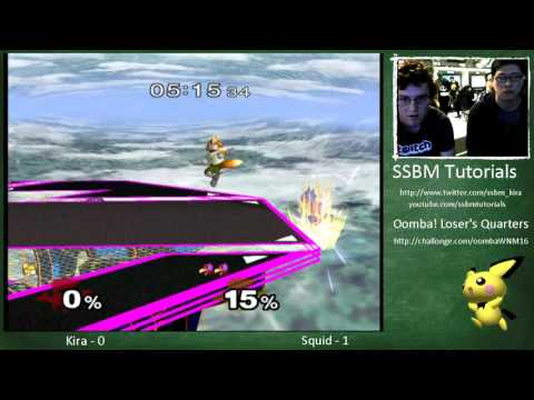 Oomba LQ - Kira (Fox) vs Squid (Falco) - Super Smash Bros. Melee