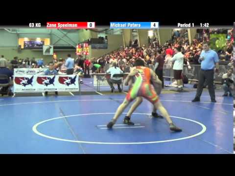 FILA Cadet 63 KG Zane Speelman vs. Michael Peters