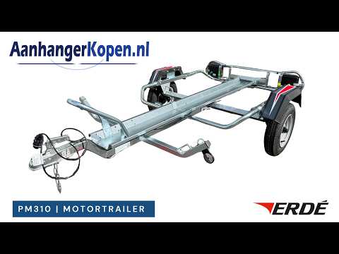 Erdé PM310 motortrailer voor 1 motor