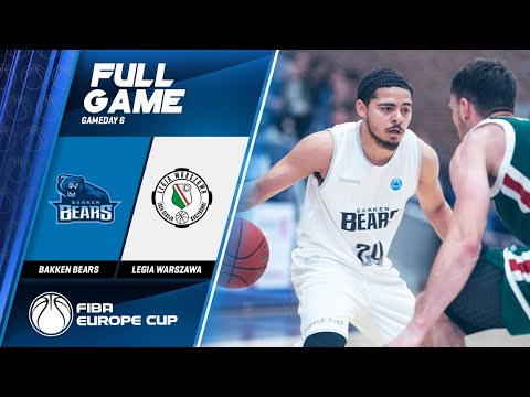 Bakken Bears v Legia Warszawa - Full Game - FIBA Europe Cup 2019-20