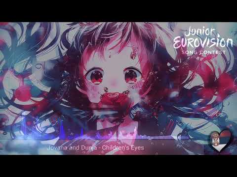 Jovana and Dunja - Children's eyes (Nightcore version) Serbia 🇷🇸 [JESC 2021]