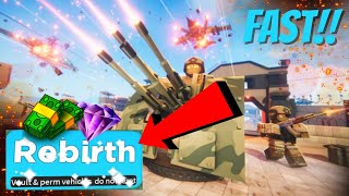 How to get Rebirths FAST in Military Tycoon