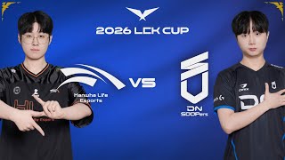 HLE vs DNS, UNE RENCONTRE COMPLIQUÉE (LCK Cup 2026)