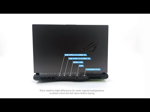 🔄 ASUS ROG Strix G15 G513R (2022) - Ports info and 360º look