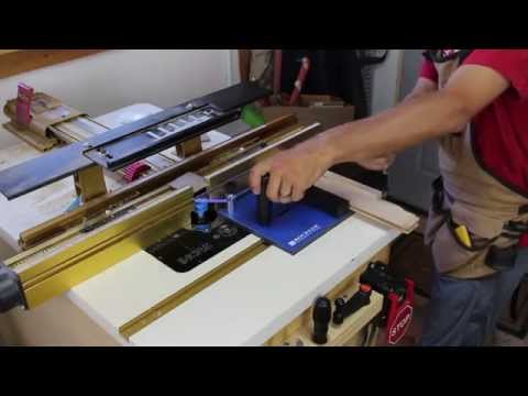 Rockler Rail Coping Sled Demo | Glass Impressions