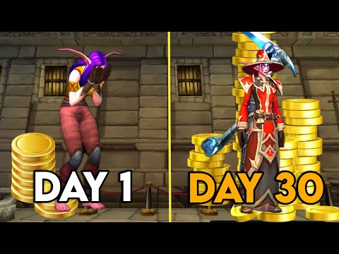 I Spent 30 DAYS Selling TRANSMOGS To See How Much GOLD I Can Make