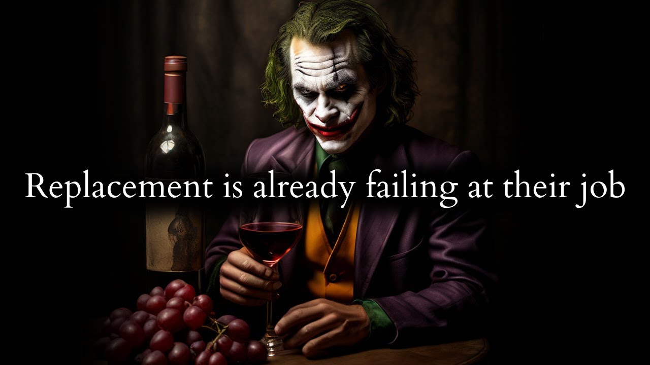 Your replacement is already failing their job coz of your standards (Lord Have Mercy)