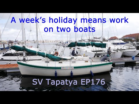 A week's holiday means work on two boats!, Building a cruising sailboat - SV Tapatya EP176