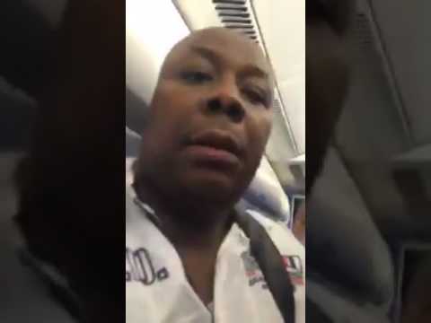Nigerians on a KLM flight from Amsterdam to Lagos stop deportation of a Nigerian