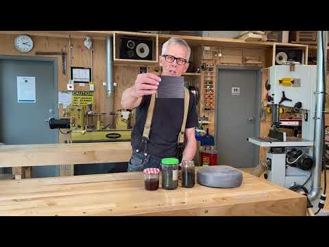 Ebonizing Wood with home made Iron Acetate and Bark Tannin