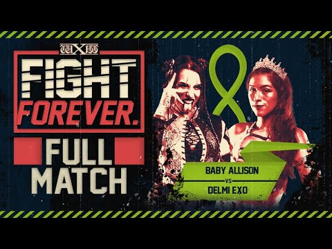 FREE WOMEN'S WRESTLING: Baby Allison vs Delmi Exo - wXw Fight Forever