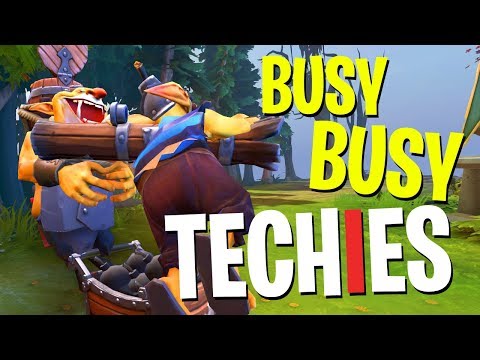 Busy Busy Techies - DotA 2
