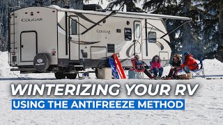 How to Winterize your RV using Antifreeze