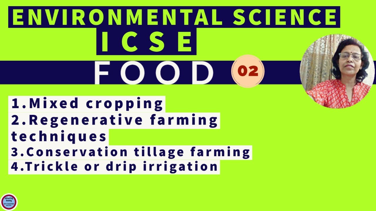 FOOD EVS ICSE CLASS10 Sustainable Agriculture Audiobook ICSE