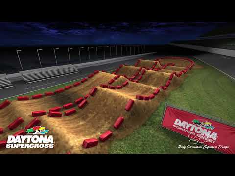 Daytona Supercross Track Map 2019